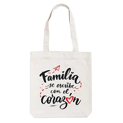 Afbeelding van stoffen tas boodschappentas opvouwbare / officieel gelicentieerd product, Customizarte, beige, Talla única, Utilitaire, Aanpasbaar, Utility