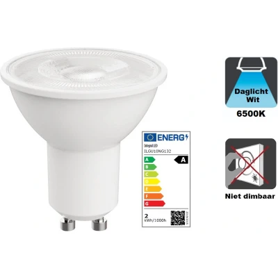 Afbeelding van Ledlamp Integral GU10 6500K koel wit 2.0W 380lumen