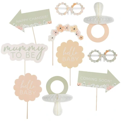 Afbeelding van Ginger ray photobooth props babyshower 10st