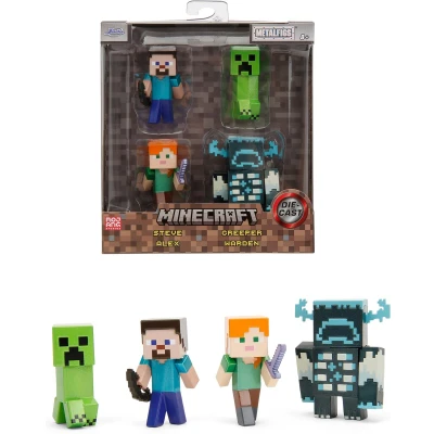 Afbeelding van Jada Toys Minecraft 4 pack 2,5 figuren