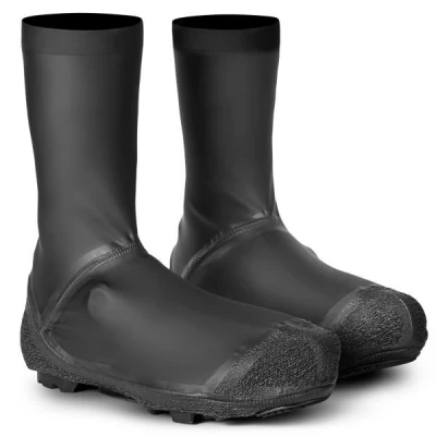 Afbeelding van GripGrab AquaShield 2 Waterdichte Gravel Overschoenen MTB Regen Fietsoverschoenen Zwart Unisex Maat XXXL (48/49)