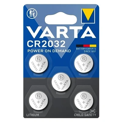 Afbeelding van Varta 6032101401 CR 2032 lithiumbatterijen, 5 stuks