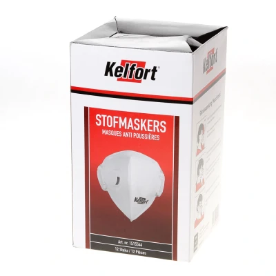 Afbeelding van Kelfort Fijnstofmasker 2322V met uitademventiel vouwbaar FFP2