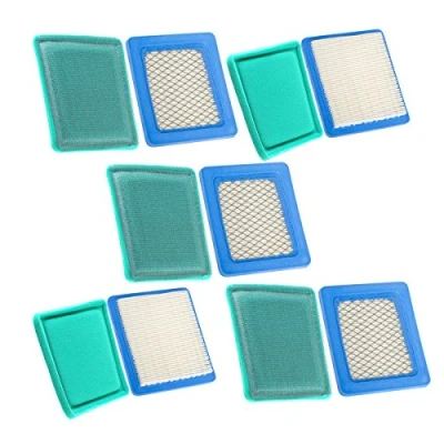Afbeelding van Carkio Cartridge voor luchtfilter, plat, compatibel met Briggs &amp; Stratton 491588 491588S 4915885 399959 John Deere PT15853 Oregon 30 710 voorfilter 271933 491435 493537