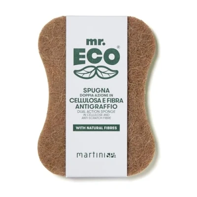 Afbeelding van Mr. Eco schuurspons ft 18,5 x 13 1,5 cm, cellulose/antikras