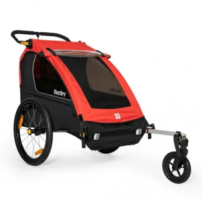 Afbeelding van Burley Honey Bee Duo Fietskar Oranje Max 45 kg Jongen