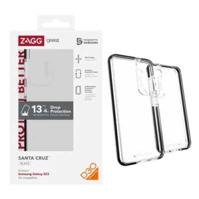 Afbeelding van Gear4 Samsung Galaxy S23 Santa Cruz D3O hoesje zwart