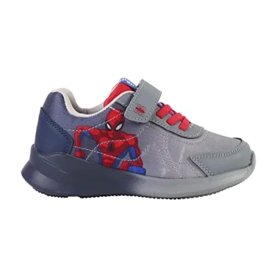 Afbeelding van CERDÁ LIFE&#039;S LITTLE MOMENTS Spiderman sneakers, uniseks, voor kinderen, blauw/grijs en rood, 33 EU, Blauw grijs rood