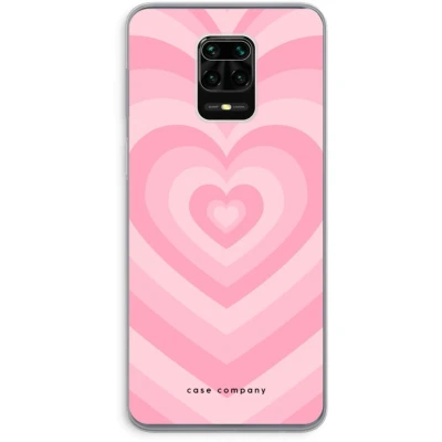 Afbeelding van Case Company® hoesje geschikt voor Xiaomi Redmi Note 9 Pro Hart Roos Soft Cover Telefoonhoesje Bescherming aan alle Kanten en Schermrand