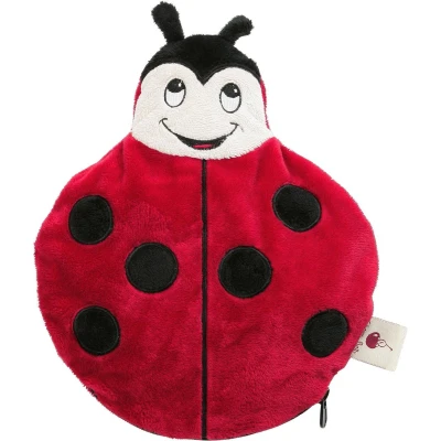 Afbeelding van Cherry Belly Baby Knuffel Lieveheersbeestje Lijnzaadkussen Pittenzak met Lijnzaad Magnetron The ONLY Original