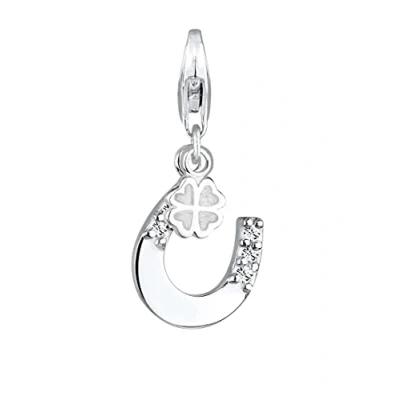 Afbeelding van Elli Glass Crystal Hanger silvercoloured, Dames, Maat: One Size, Silver coloured