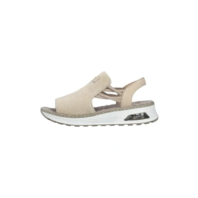 Afbeelding van Rieker 65661 trekkingsandalen voor dames, Beige, 38 EU