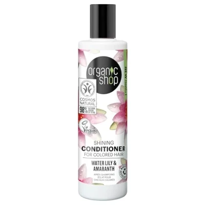 Afbeelding van Organic Shop Glanzende conditioner voor gekleurd haar, waterlelie en amarant, 280 ml