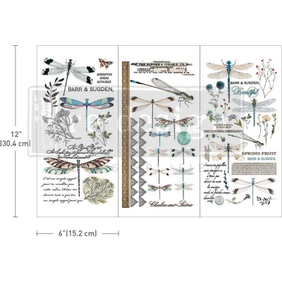 Afbeelding van Mini Transfer &quot;Spring Dragonfly&quot; by Redesign with Prima