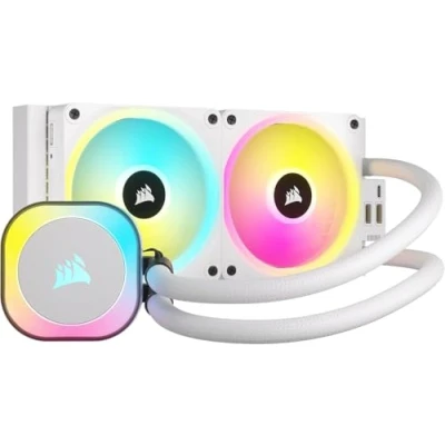 Image de iCUE LINK H100i RGB White AIO CPU Cooling 240mm