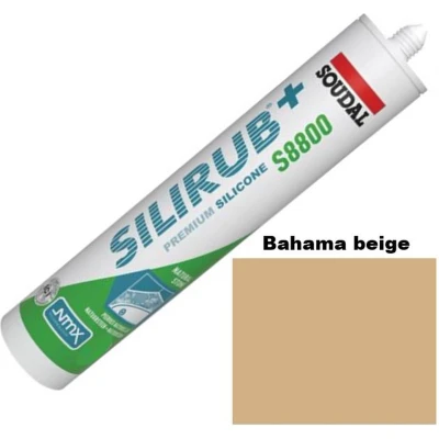Afbeelding van Soudal Silirub+ S8800 Natuursteen Siliconekit Speciaal voor en Sanitair Kleur : Bahamabeige 310 ml