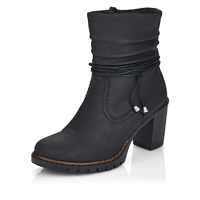 Afbeelding van Rieker Dameslaarzen Y2591, winterlaarzen, Schwarz 01 zwart