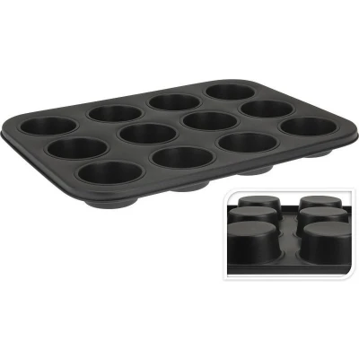 Afbeelding van Muffin bakvorm La Cusina (12 stuks, 35 x 26.5 centimeter)