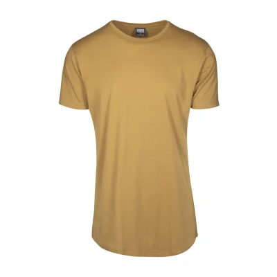 Afbeelding van Urban Classics Shaped LONG DO NOT USE Tshirt basic, Heren, Maat: 5XL, Brown