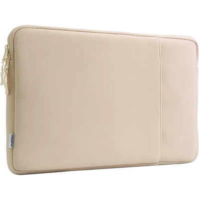 Afbeelding van imoshion Laptop sleeve Laptophoes geschikt voor 14 inch / 14.2 met vak beige