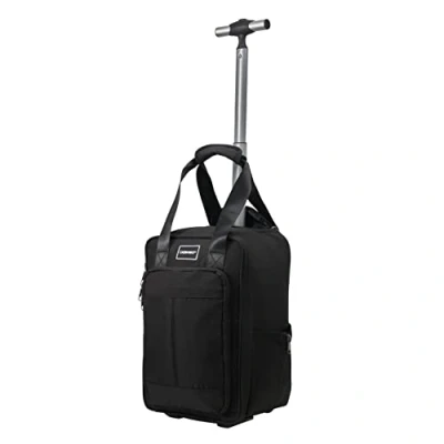 Afbeelding van CabinMax Narvik Wieltas Ryanair Reistas op Wielen Handbagage 20L 40x20x25cm Zwart