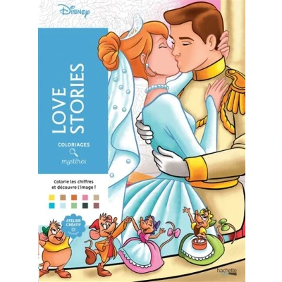 Image de Coloriages mystères Disney Love Stories