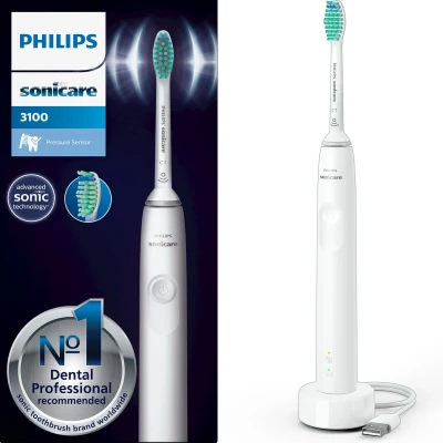 Afbeelding van Philips Sonicare Series 3100 HX3671/13 Elektrische tandenborstel Wit