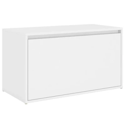 Afbeelding van vidaXL Entreebank 80 x 40 45 cm, wit, bewerkt hout