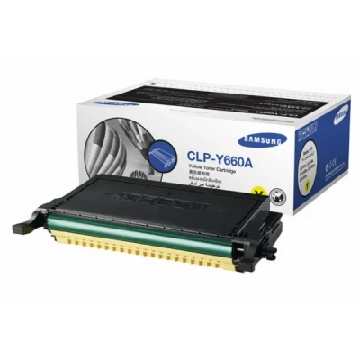 Image de Samsung CLP Y660A jaune originale cartouche de toner