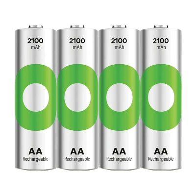 Image de GP Batteries Pile Aa Recyko 2100 Mah 4 Pièces (gprck210aa598c4)