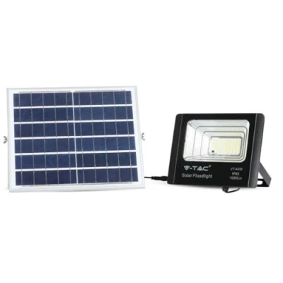 Afbeelding van V TAC VT 40W Schijnwerpers op zonne energie 16W Zwart IP65 1050 Lumen 6000K