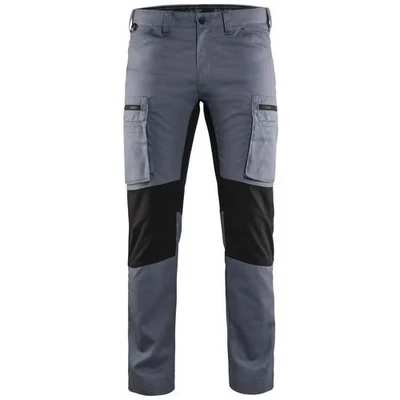 Image de Pantalon services stretch gris/noir