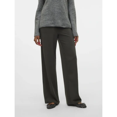Afbeelding van Vero Moda Berlin Zamira MW WIDE NOOS Broek, Dames, Maat: XSx32, Peat