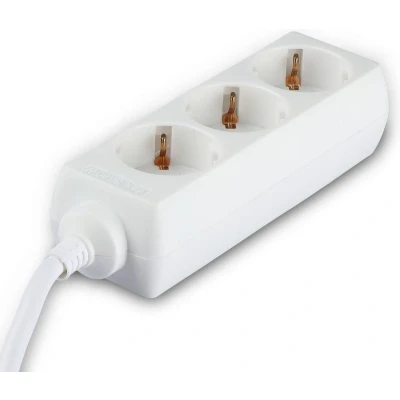 Afbeelding van V TAC VT 1103 2 3 voudige stekkerdoos IP20 Wit 1,5 m kabel