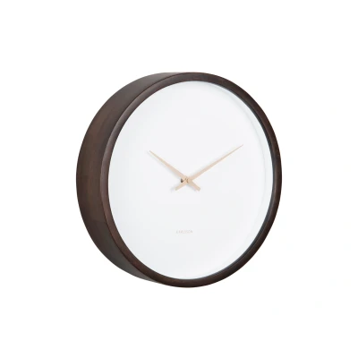Afbeelding van Karlsson Wandklok Ancho Donker hout Ø32,6cm