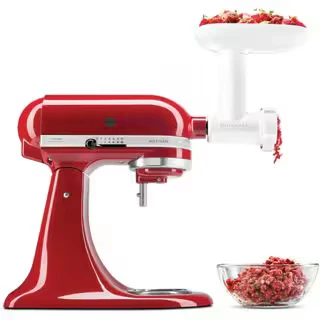Afbeelding van KitchenAid Vleesmolen 5ksmfga White