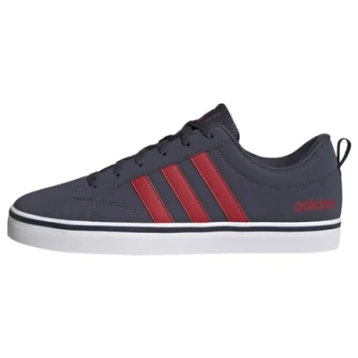 Image de adidas Vs Pace 2.0 Homme Baskets Chaussure de tennis, Shadow Navy Better Scarlet Ftwr White, 44 EU