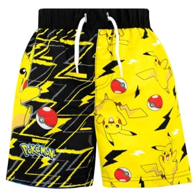 Afbeelding van Pokemon zwemshorts Pikachu voor jongens Zwembroek 3 tot 10 jaar, Meerkleurig