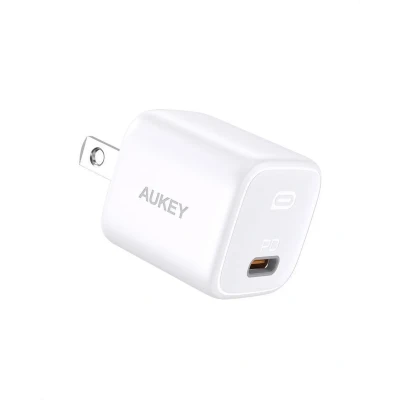 Afbeelding van Aukey USB C Power Delivery Mini Charger 20W wit PA B1 W