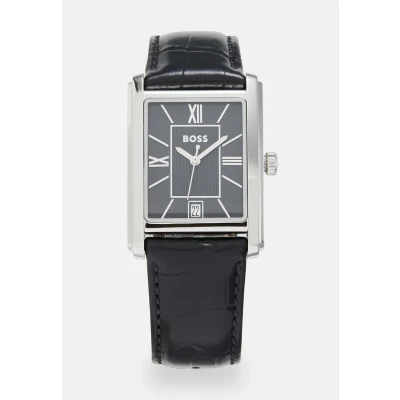 Afbeelding van BOSS Principle Dress Unisex Horloge silvercoloured/black, Maat: One Size, Silver/coloured/black