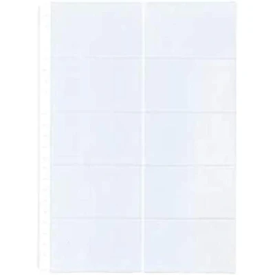 Afbeelding van Showtas Kangaro A4 23 gaats PP 0.12mm voor 10 visitekaartjes