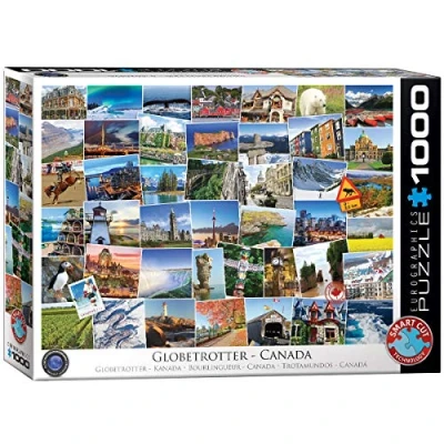 Afbeelding van Eurographics puzzel Globetrotter Canada 1000 stukjes