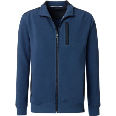 Afbeelding van Casa Moda Vest Zip Dark Indigo Maat 3XL Heren