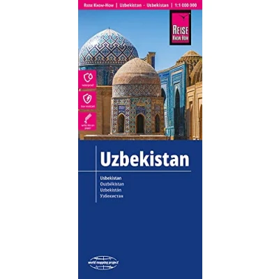 Afbeelding van Reise Know How Landkarte Usbekistan 1 : 1.000.000