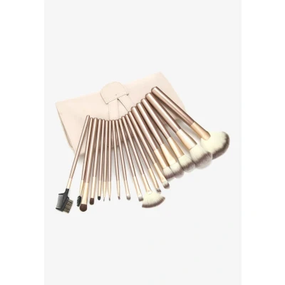 Afbeelding van ZOË AYLA 24 Piece Professional Makeup Brush SET Kwastenset, Maat: One Size, Beige