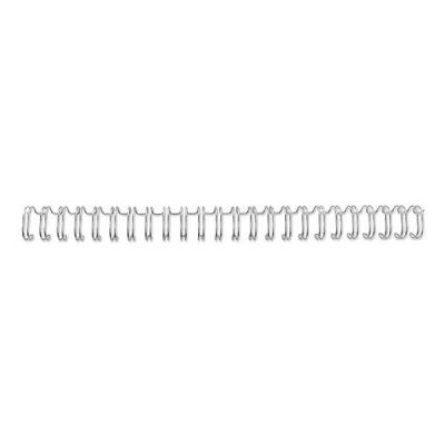 Image de GBC WireBind 8 mm 24 anneaux A5 (148 x 210 mm) 70 feuilles argent 100 unités fil de ligature