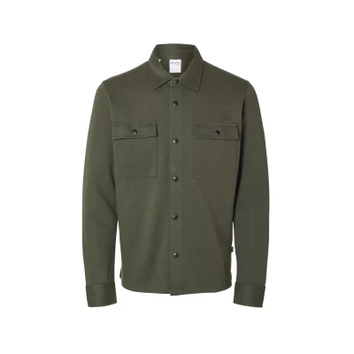 Afbeelding van Selected Homme Jackie Lichte jas, Heren, Maat: XS, Forest night