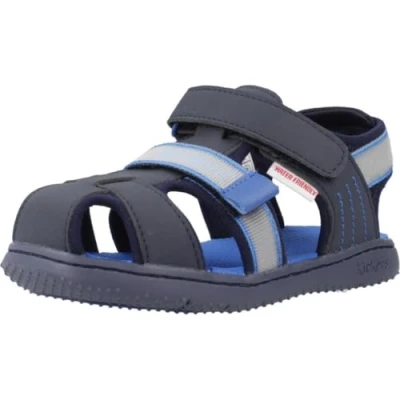 Afbeelding van Kickers Outdoorsandalen voor kinderen, Maat: 27, Marine Kunststof