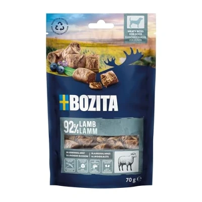 Afbeelding van Voordeelpakket: 2x70g Bozita Meaty Bites Lam hondensnacks