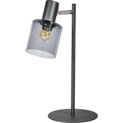 Afbeelding van ETH Sledge Glass Tafellamp E27 Smoke Glas